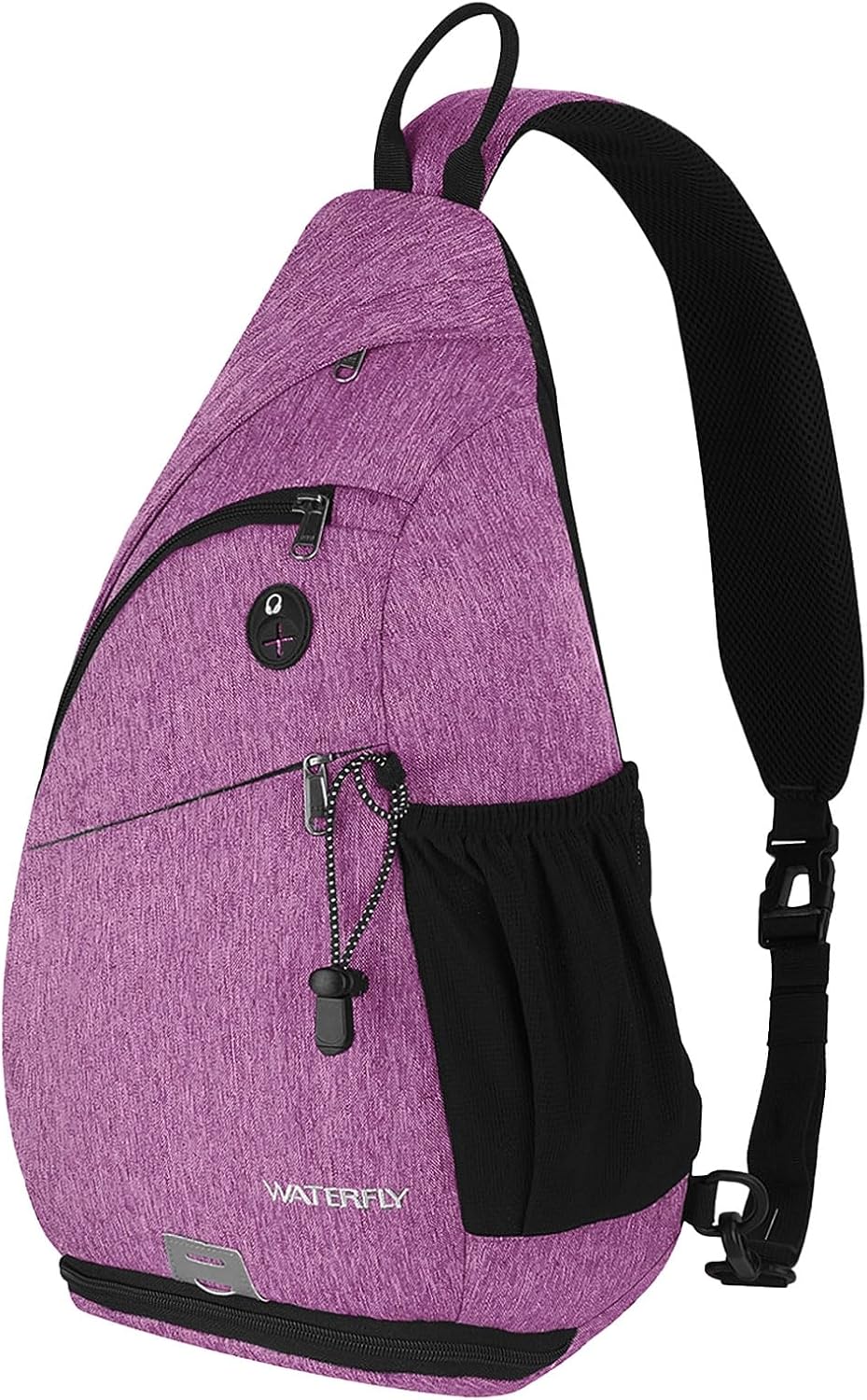 Large Sling Bag Crossbody Backpack Chest Pack for Men Women | 18L, Water resistant hiking daypack, 7 pockets for 13" Tablet, water bottle & umbrella pockets, Outdoor travel shoulder bag