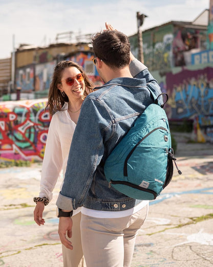 Large Sling Bag Crossbody Backpack Chest Pack for Men Women | 18L, Water resistant hiking daypack, 7 pockets for 13" Tablet, water bottle & umbrella pockets, Outdoor travel shoulder bag