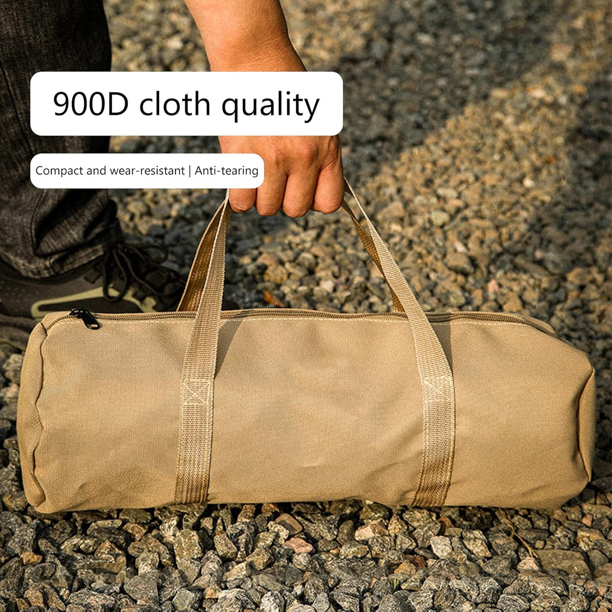 Outdoor Duffels Bag,Waterproof Oxford Cloth Camping Storage Pouches Folding Luggage Bag with Zippers for Travel Sports