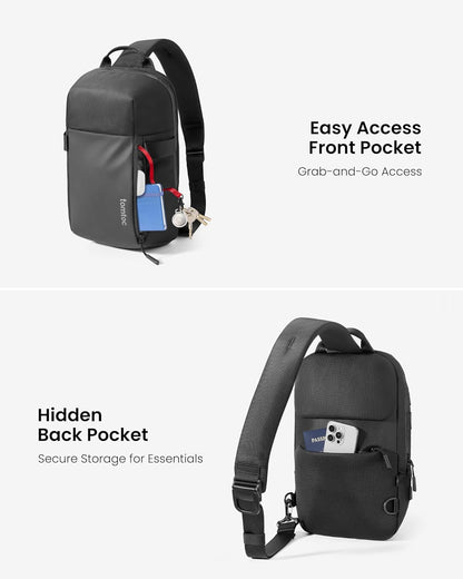 5L Compact Sling Backpack for Men Women, Lightweight Crossbody Shoulder Bag for 2026 11-inch iPad Air M4/M3, iPad Pro M5/M4, iPad A16, Nintendo Switch 2/Rog Xbox Ally X, EDC Daypack - XS Size