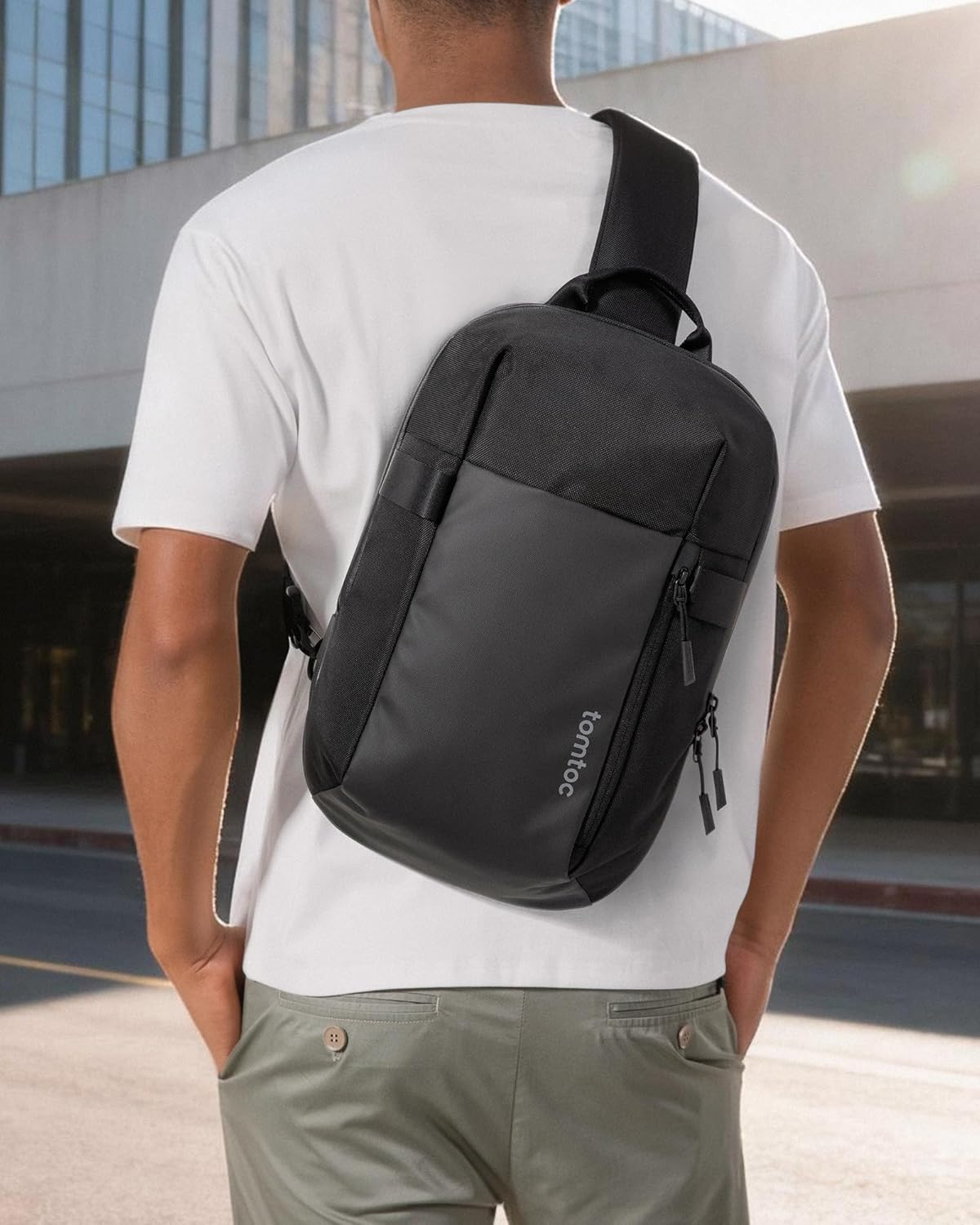 5L Compact Sling Backpack for Men Women, Lightweight Crossbody Shoulder Bag for 2026 11-inch iPad Air M4/M3, iPad Pro M5/M4, iPad A16, Nintendo Switch 2/Rog Xbox Ally X, EDC Daypack - XS Size