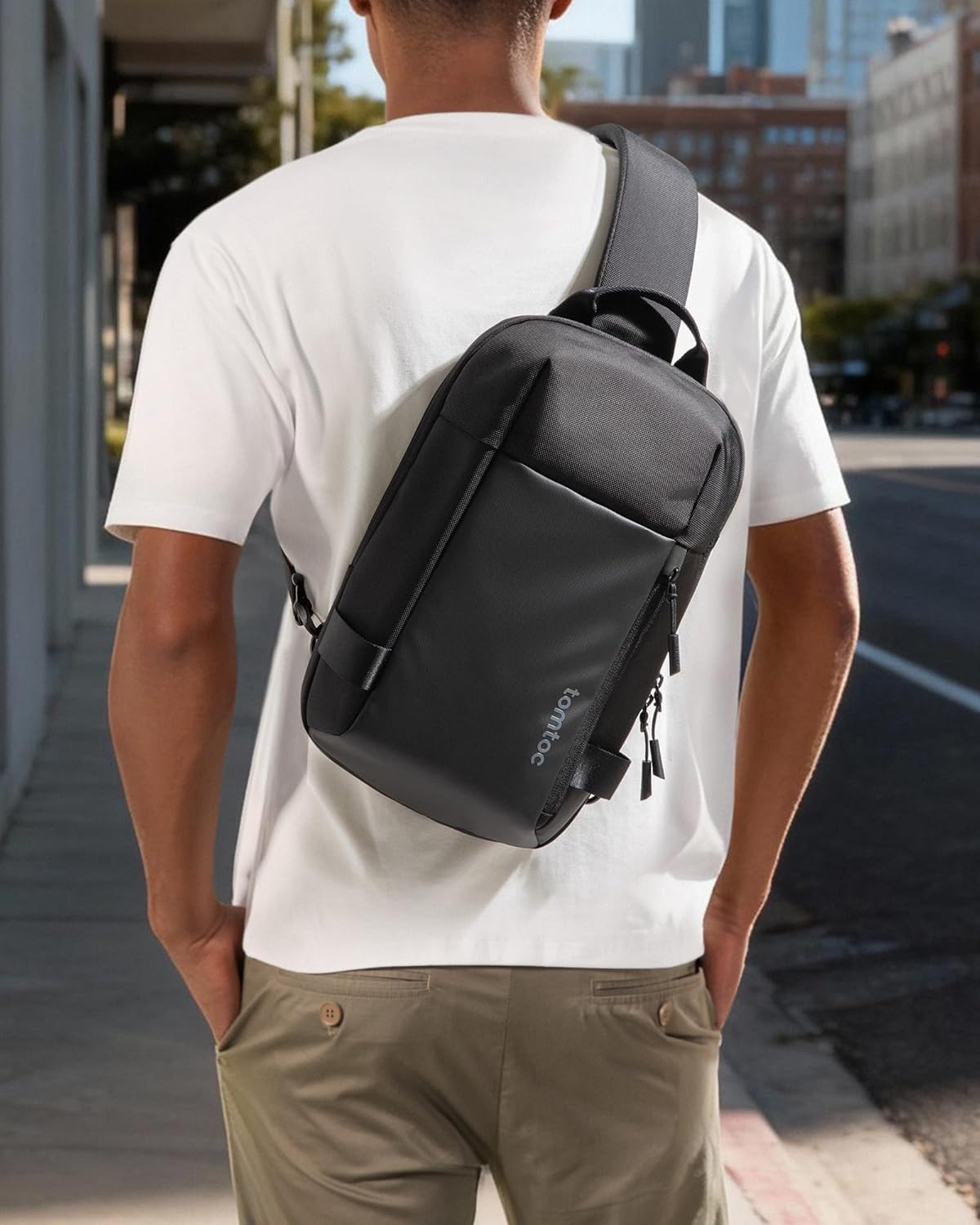 5L Compact Sling Backpack for Men Women, Lightweight Crossbody Shoulder Bag for 2026 11-inch iPad Air M4/M3, iPad Pro M5/M4, iPad A16, Nintendo Switch 2/Rog Xbox Ally X, EDC Daypack - XS Size