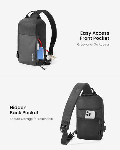 5L Compact Sling Backpack for Men Women, Lightweight Crossbody Shoulder Bag for 2026 11-inch iPad Air M4/M3, iPad Pro M5/M4, iPad A16, Nintendo Switch 2/Rog Xbox Ally X, EDC Daypack - XS Size