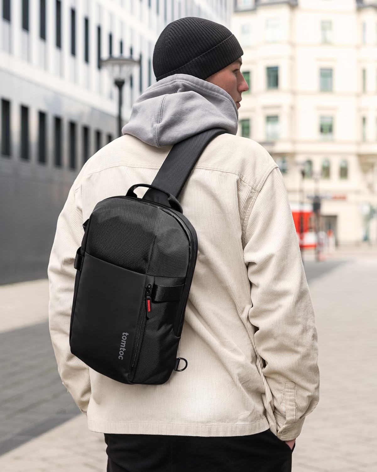 5L Compact Sling Backpack for Men Women, Lightweight Crossbody Shoulder Bag for 2026 11-inch iPad Air M4/M3, iPad Pro M5/M4, iPad A16, Nintendo Switch 2/Rog Xbox Ally X, EDC Daypack - XS Size