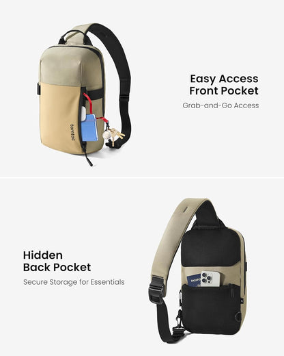 5L Compact Sling Backpack for Men Women, Lightweight Crossbody Shoulder Bag for 2026 11-inch iPad Air M4/M3, iPad Pro M5/M4, iPad A16, Nintendo Switch 2/Rog Xbox Ally X, EDC Daypack - XS Size