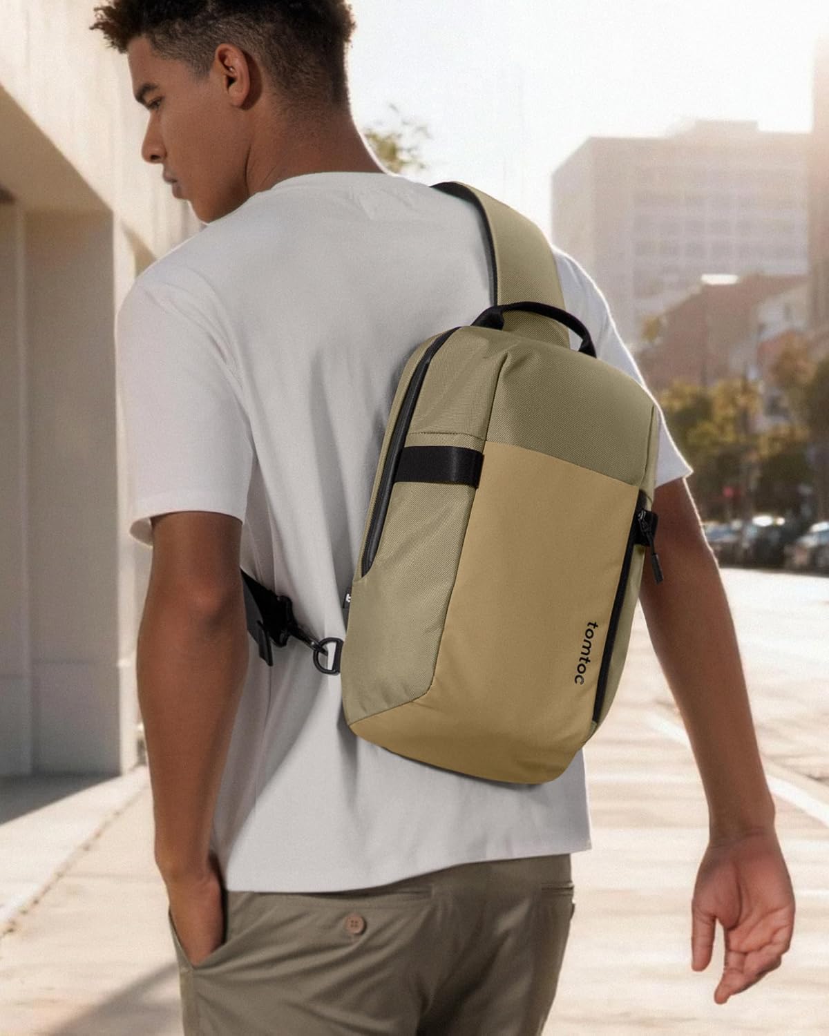 5L Compact Sling Backpack for Men Women, Lightweight Crossbody Shoulder Bag for 2026 11-inch iPad Air M4/M3, iPad Pro M5/M4, iPad A16, Nintendo Switch 2/Rog Xbox Ally X, EDC Daypack - XS Size