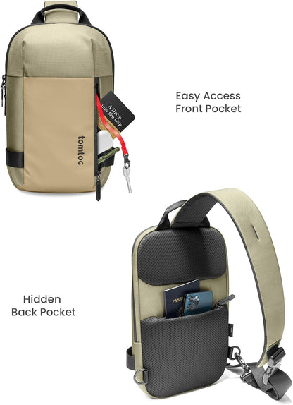 5L Compact Sling Backpack for Men Women, Lightweight Crossbody Shoulder Bag for 2026 11-inch iPad Air M4/M3, iPad Pro M5/M4, iPad A16, Nintendo Switch 2/Rog Xbox Ally X, EDC Daypack - XS Size