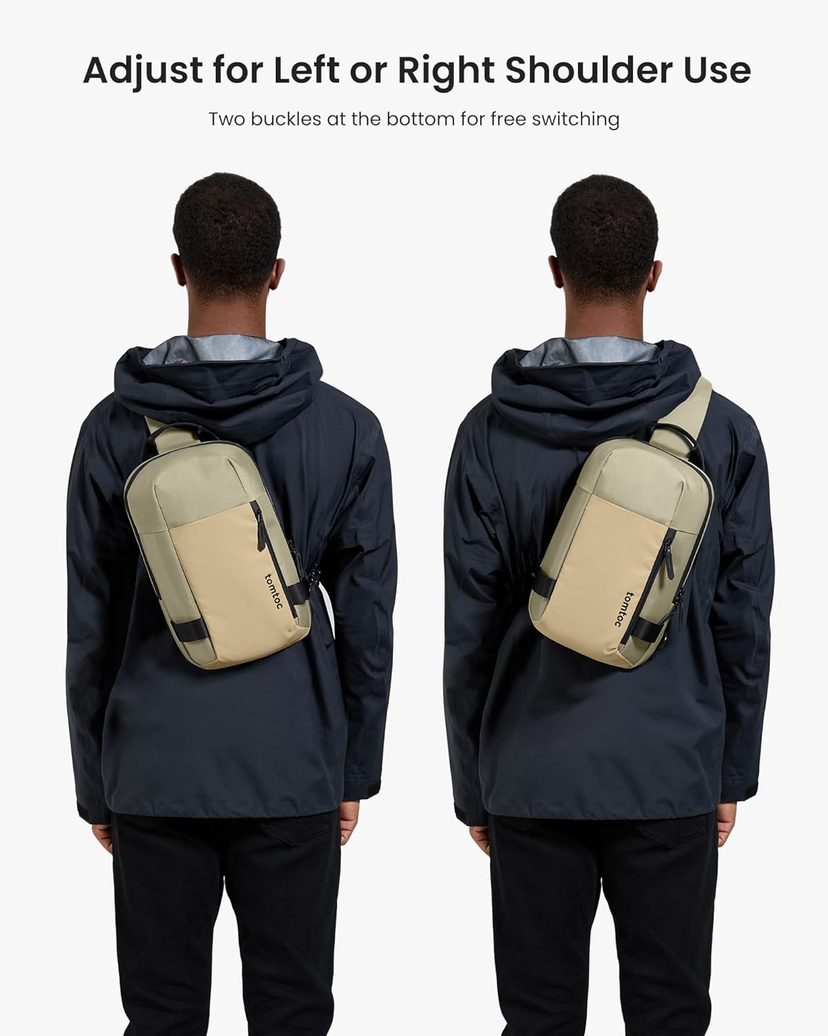 5L Compact Sling Backpack for Men Women, Lightweight Crossbody Shoulder Bag for 2026 11-inch iPad Air M4/M3, iPad Pro M5/M4, iPad A16, Nintendo Switch 2/Rog Xbox Ally X, EDC Daypack - XS Size
