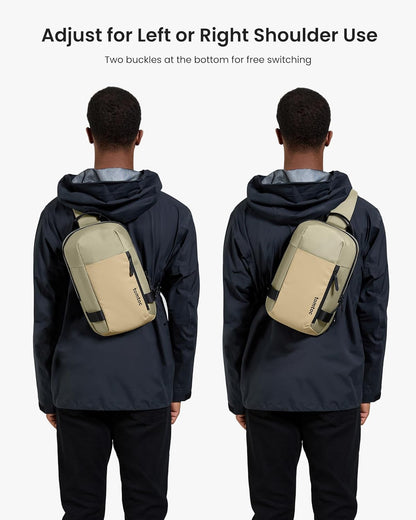 5L Compact Sling Backpack for Men Women, Lightweight Crossbody Shoulder Bag for 2026 11-inch iPad Air M4/M3, iPad Pro M5/M4, iPad A16, Nintendo Switch 2/Rog Xbox Ally X, EDC Daypack - XS Size