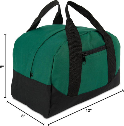 12" Mini Two Tone Duffle Bag