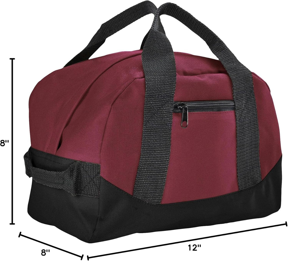 12" Mini Two Tone Duffle Bag