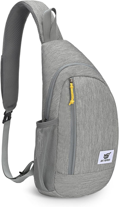 Sling Bag RFID Crossbody Sling Backpack Cross Body Shoulder Travel Bag Hiking Daypack for Women Men(Blue)