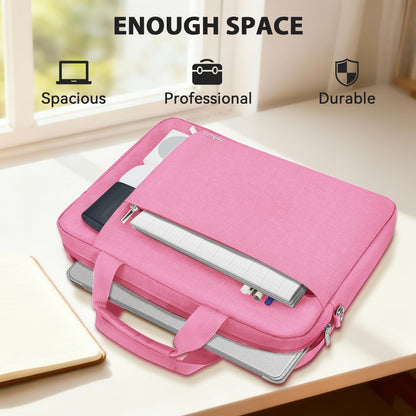 15.6 16 Inch Laptop Case Bag for Women Men Compatible with MacBook Pro M5/HP OmniBook Omen Envy/Lenovo Yoga IdealPad/Dell Pro Inspiron, Carrying Briefcase Computer Messenger Bag Case, Grey