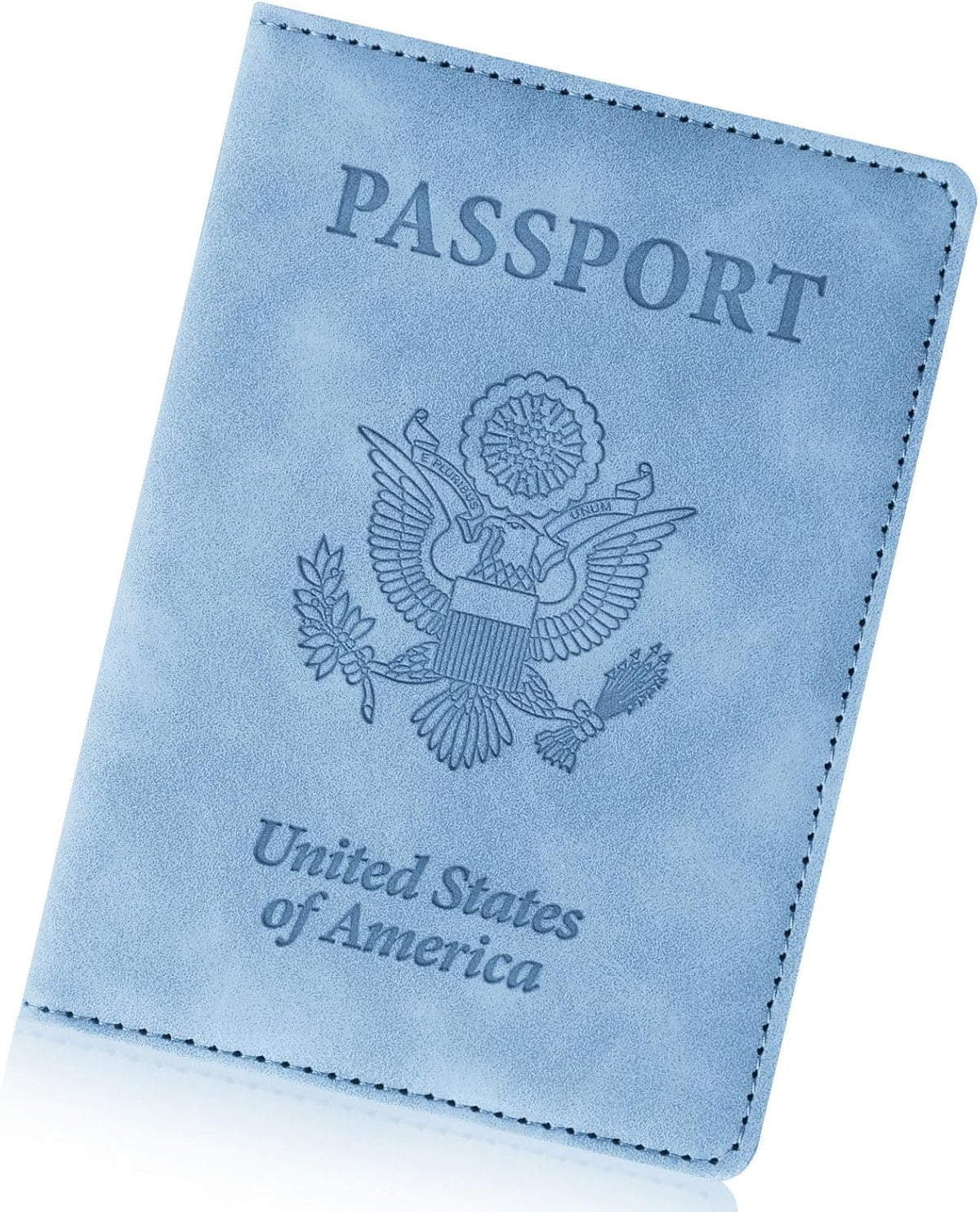 Passport Holder for Travel Essentials, RFID Blocking Passport Cover Wallet Card Case for Women and Men, PU Leather, Black