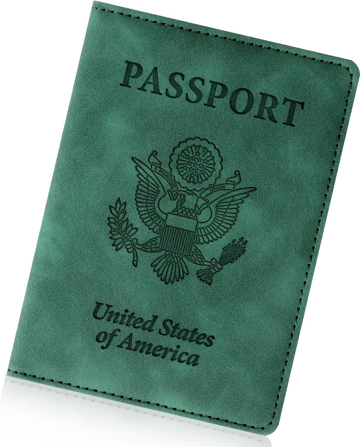 Passport Holder for Travel Essentials, RFID Blocking Passport Cover Wallet Card Case for Women and Men, PU Leather, Black