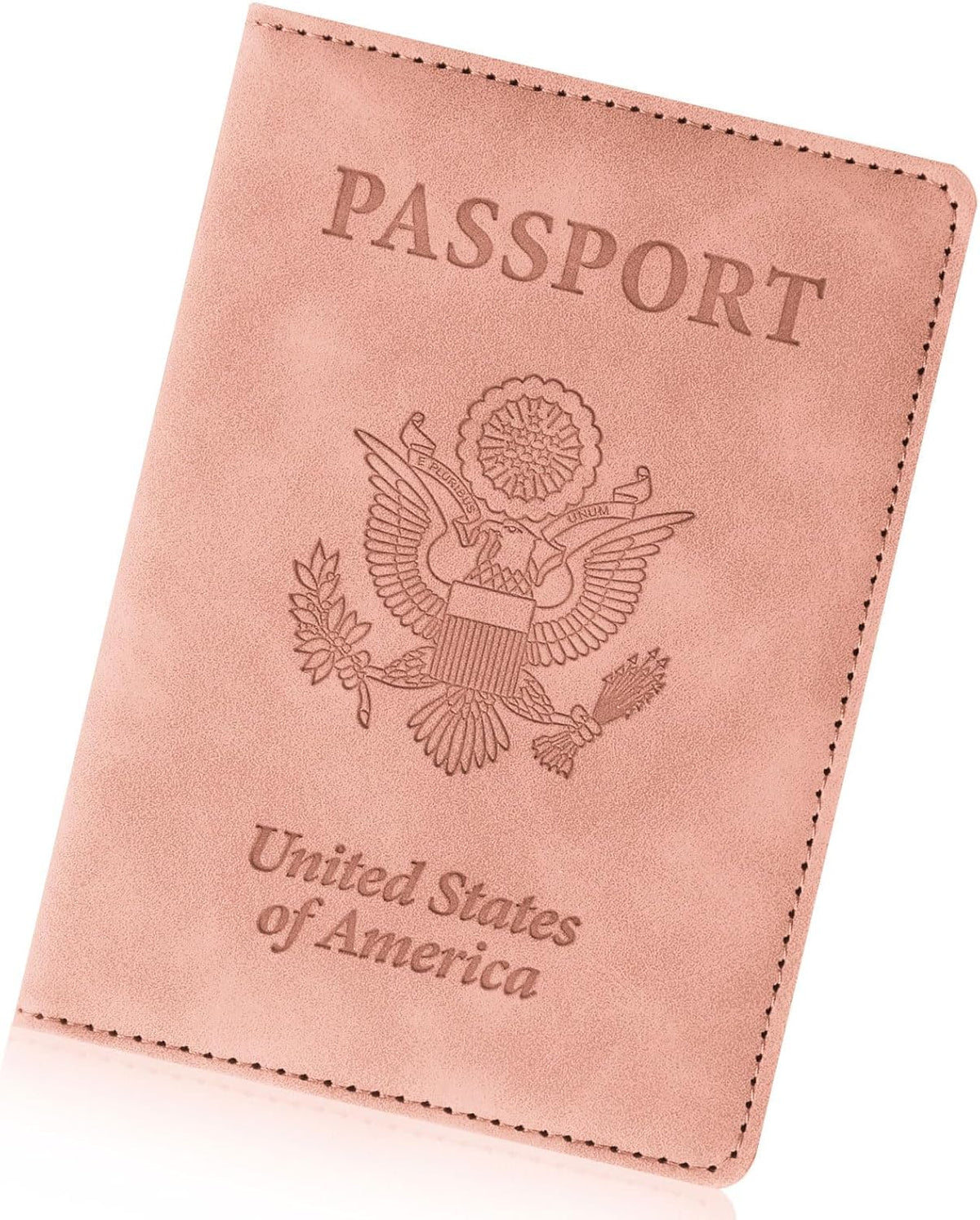 Passport Holder for Travel Essentials, RFID Blocking Passport Cover Wallet Card Case for Women and Men, PU Leather, Black