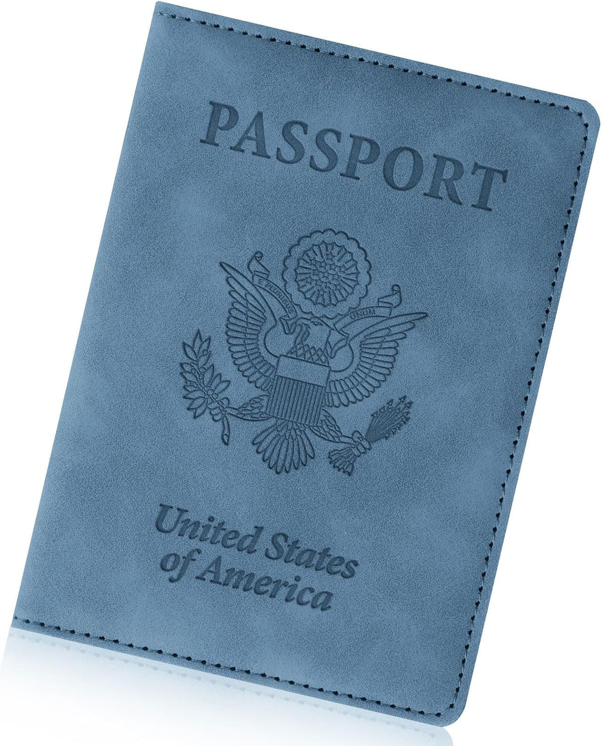 Passport Holder for Travel Essentials, RFID Blocking Passport Cover Wallet Card Case for Women and Men, PU Leather, Black