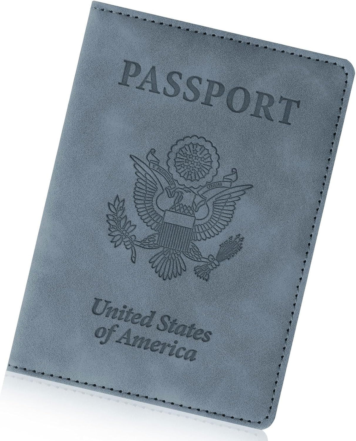 Passport Holder for Travel Essentials, RFID Blocking Passport Cover Wallet Card Case for Women and Men, PU Leather, Black