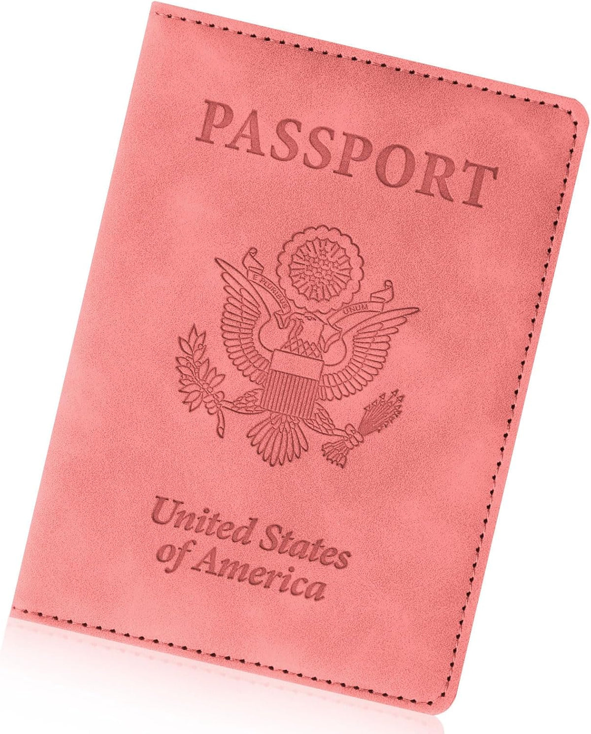 Passport Holder for Travel Essentials, RFID Blocking Passport Cover Wallet Card Case for Women and Men, PU Leather, Black