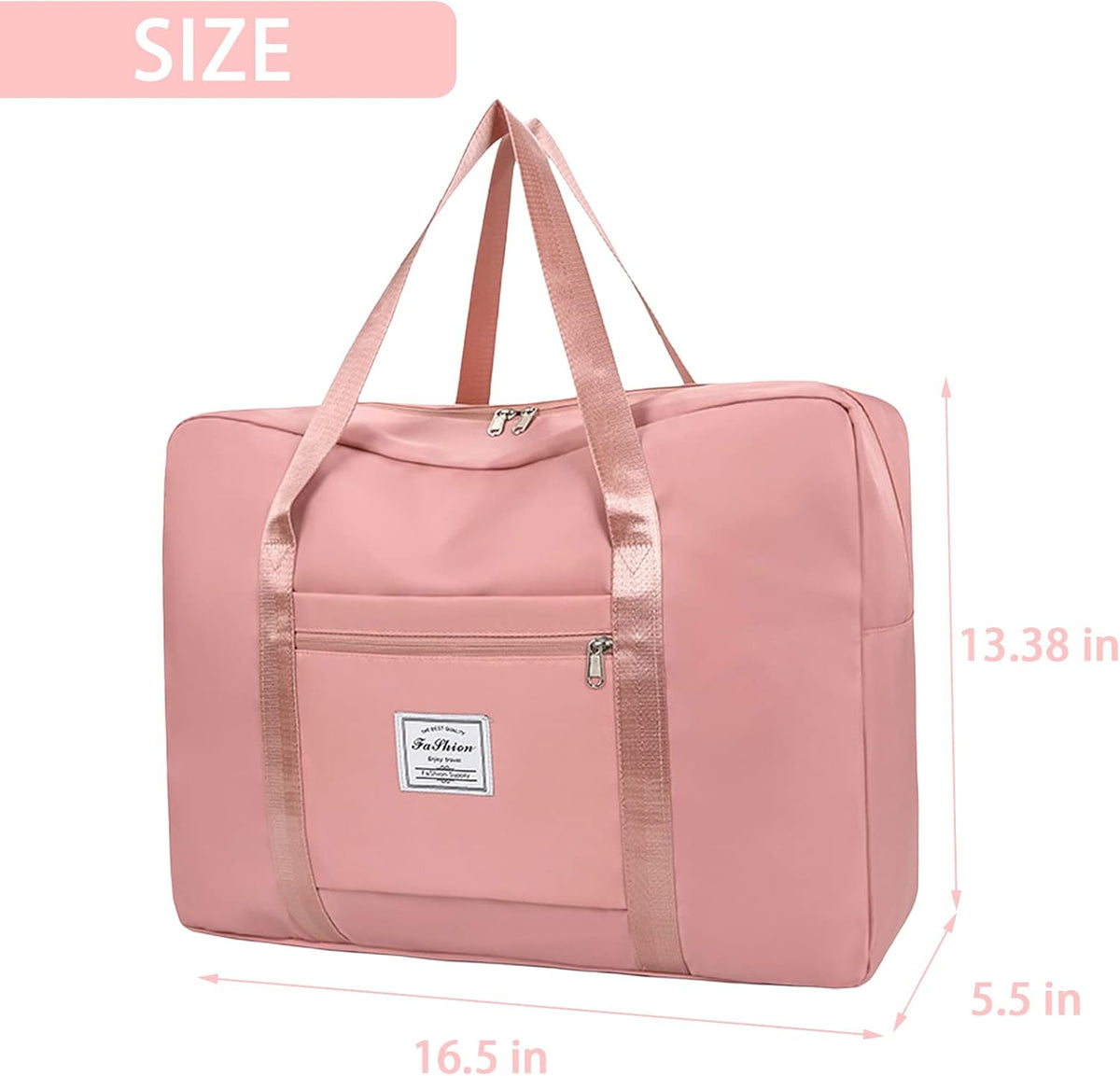 Travel Bag for Women Expandable Weekender Overnight Bag Carry on Sports Tote Gym Bag Waterproof Foldable Duffel Bag (Purple)