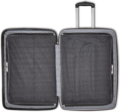 Evolve SE Hardside Expandable Luggage with Double Spinner Wheels, Bass Black, Carry-on