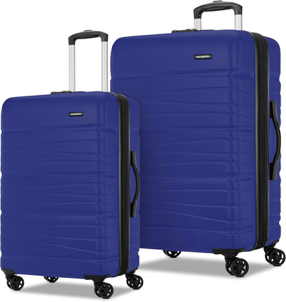 Evolve SE Hardside Expandable Luggage with Double Spinner Wheels, Bass Black, Carry-on