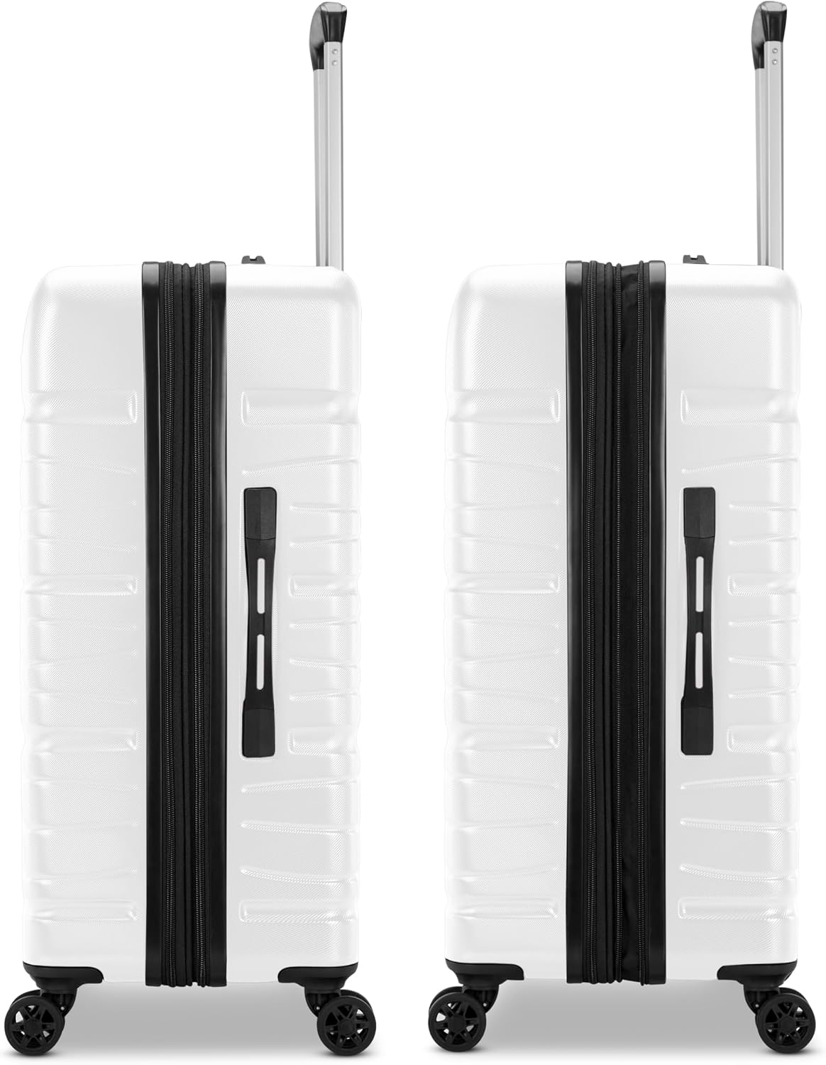 Evolve SE Hardside Expandable Luggage with Double Spinner Wheels, Bass Black, Carry-on