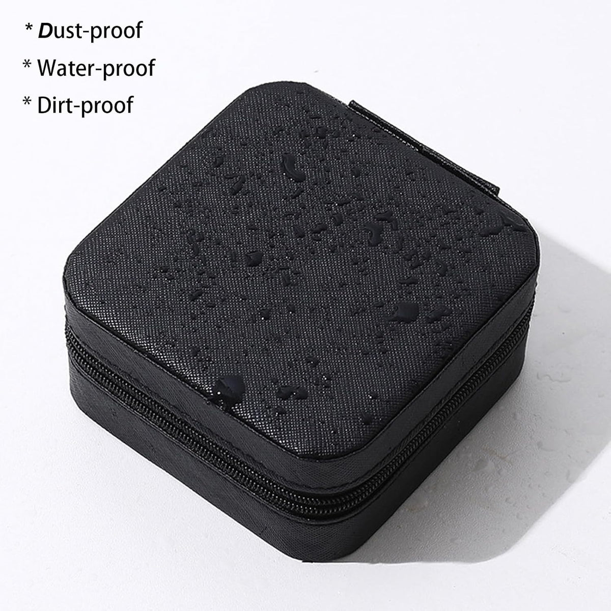 Travel Jewelry Case 2 Pack Mini Travel jewelry Box Portable Organizer Women Girls Gift Box for Rings Earrings Necklaces Bracelets