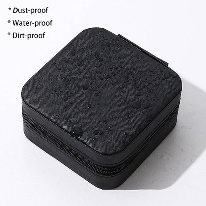 Travel Jewelry Case 2 Pack Mini Travel jewelry Box Portable Organizer Women Girls Gift Box for Rings Earrings Necklaces Bracelets