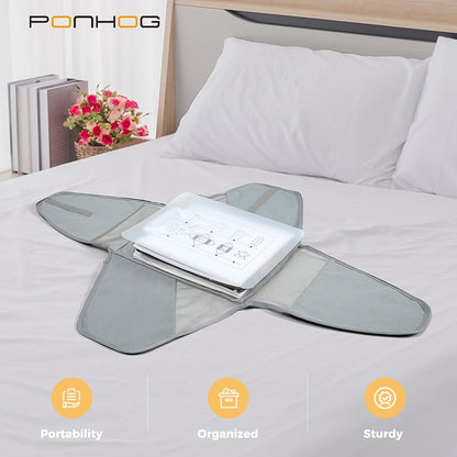 Garment Folder - Original Garment Packing Folder Premium Travel Garment Bag Foldable Clothes Shirt Bags Luggage Accessory with Wrinkle-Free Folding Board and Compression Wings Grey