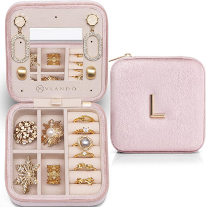 Travel Jewelry Organizer for Women - Necklace, Earring & Ring Organizer - Blue