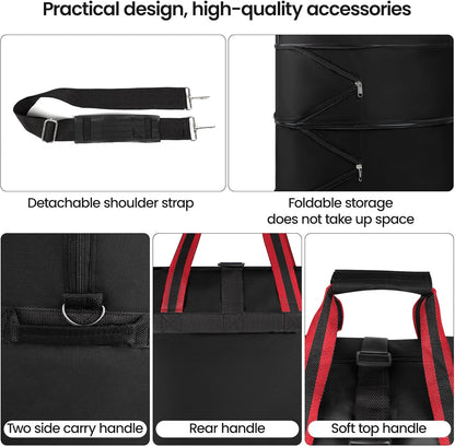 30''36''40''Rolling Duffle Bag with Wheels,Expandable Duffle Bag for Travel for Men Women,Foldable#40''Grey