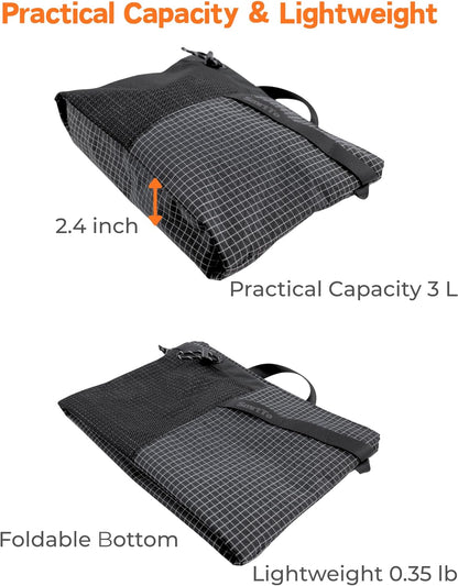 Sling Bag for Men Women, Compact Crossbody Bag with Water Bottle Holder, Water Resistant Small Shoulder Pack for Travel, Commute, Day Trip, Fits Mini Tablets up to 8.3", Anti-Theft Chest Pack