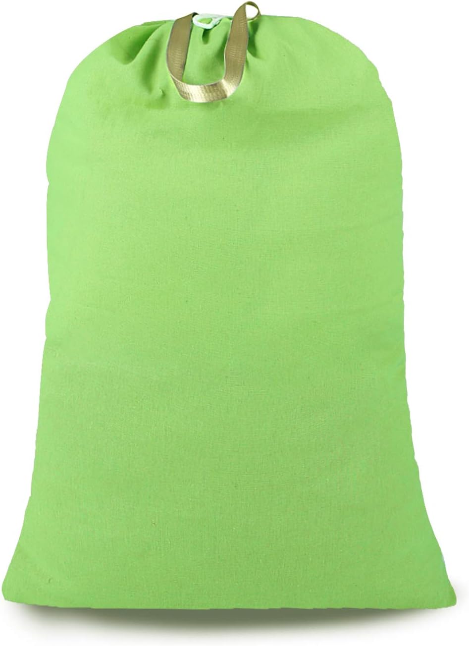 Heavy Duty Laundry Bag with Drawstring and Handle, Extra Large Travel Dirty Clothes Bag for Laundromat and Household, Durable Rip-Stop Laundry Hamper Liner, 28 x 40 Inch , Navy Blue