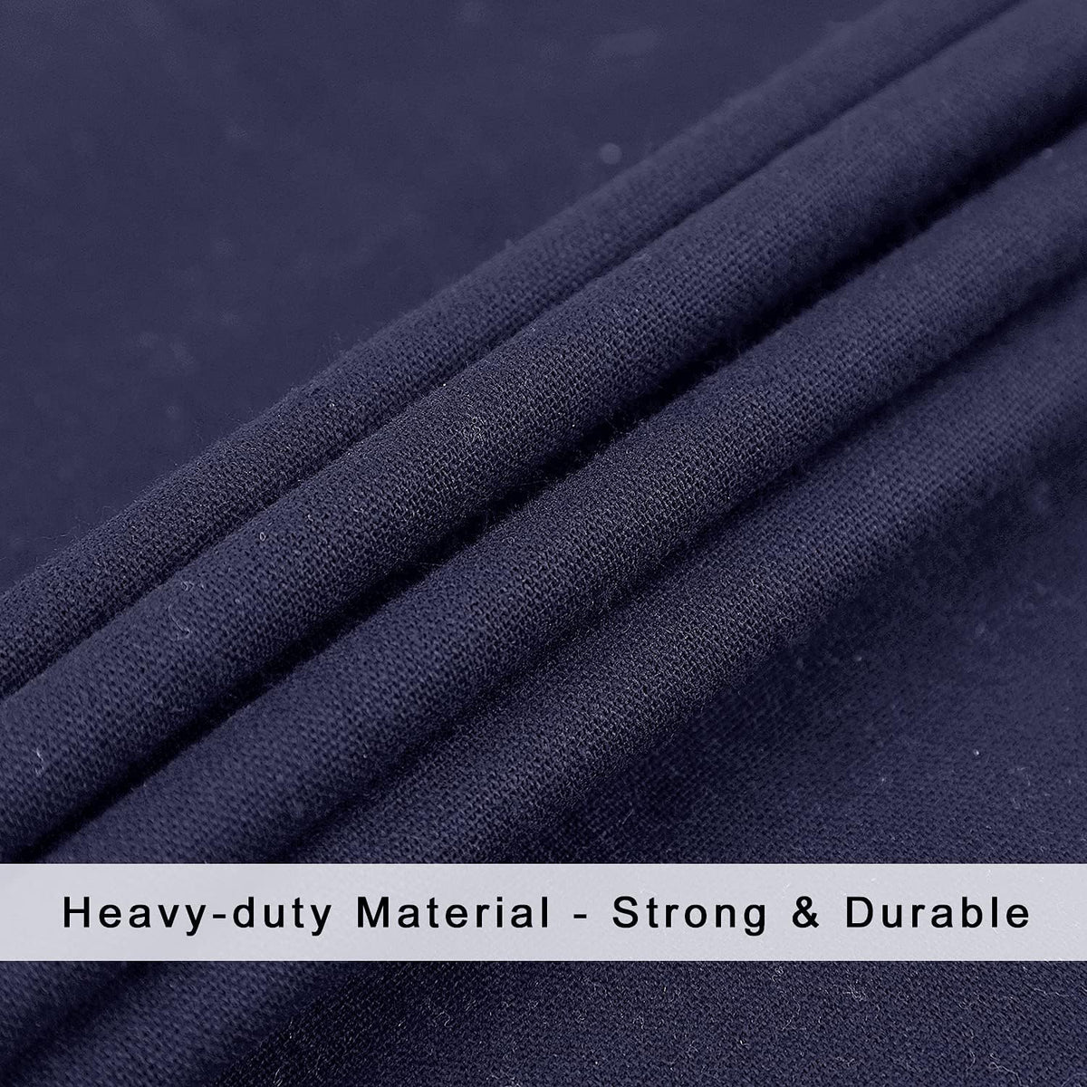 Heavy Duty Laundry Bag with Drawstring and Handle, Extra Large Travel Dirty Clothes Bag for Laundromat and Household, Durable Rip-Stop Laundry Hamper Liner, 28 x 40 Inch , Navy Blue