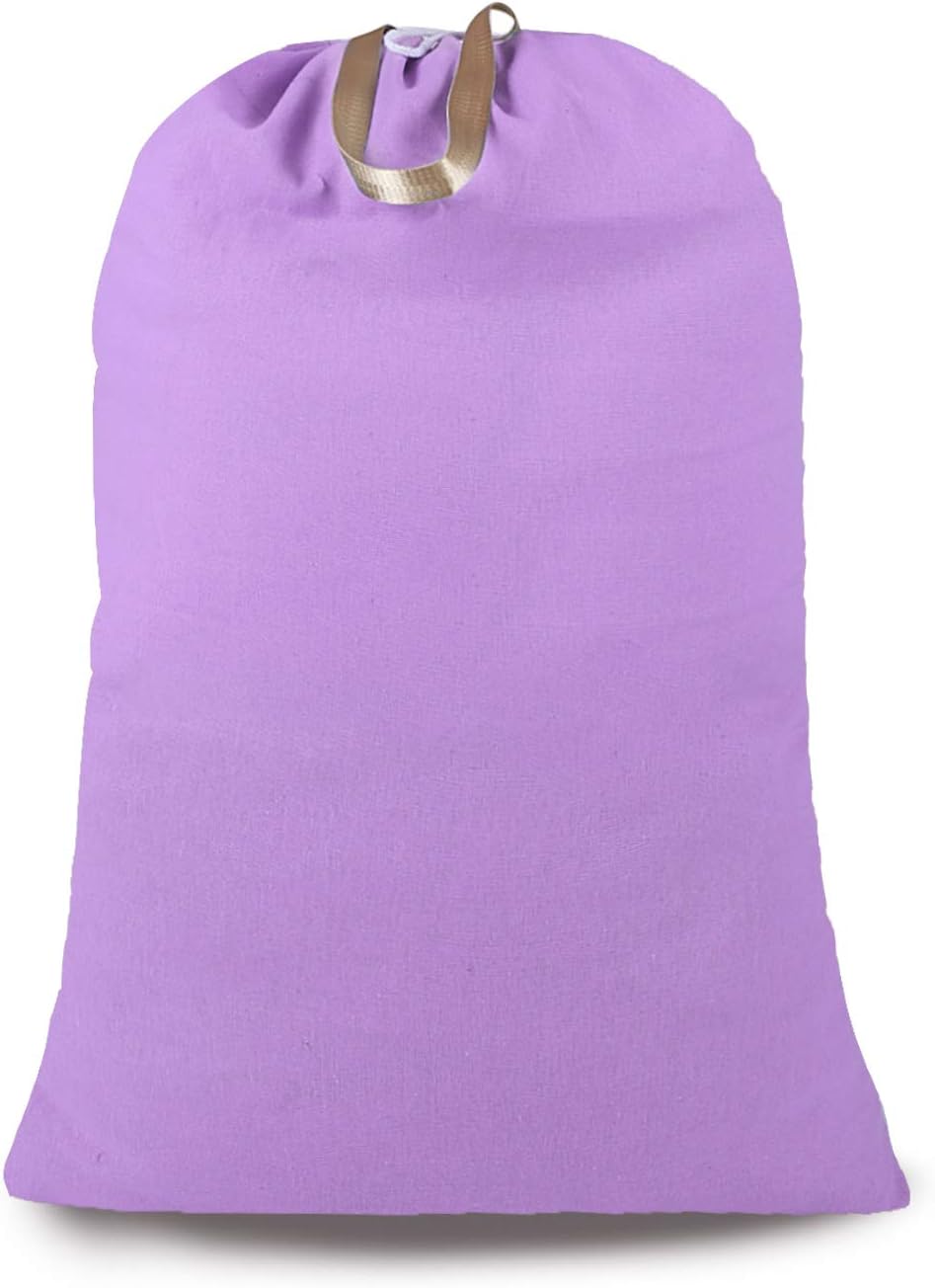 Heavy Duty Laundry Bag with Drawstring and Handle, Extra Large Travel Dirty Clothes Bag for Laundromat and Household, Durable Rip-Stop Laundry Hamper Liner, 28 x 40 Inch , Navy Blue