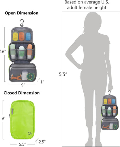 Compact Hanging Toiletry Kit