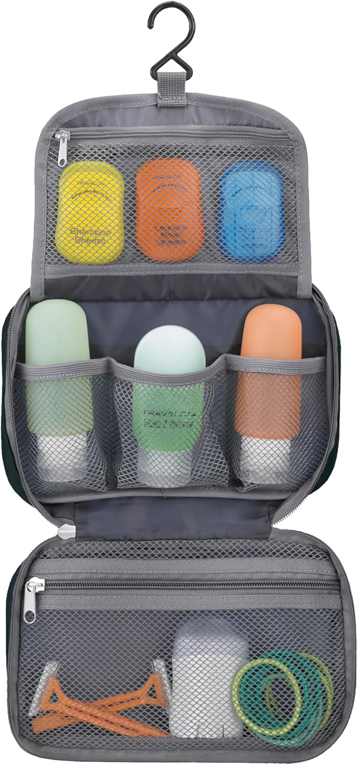 Compact Hanging Toiletry Kit