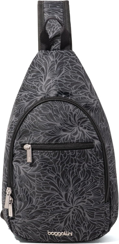 Daily Sling - Lightweight 12.6"x7.5" Sling Crossbody Bag with Convertible Adjustable Shoulder Strap