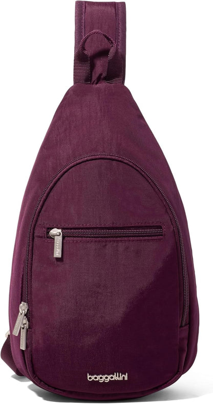 Daily Sling - Lightweight 12.6"x7.5" Sling Crossbody Bag with Convertible Adjustable Shoulder Strap