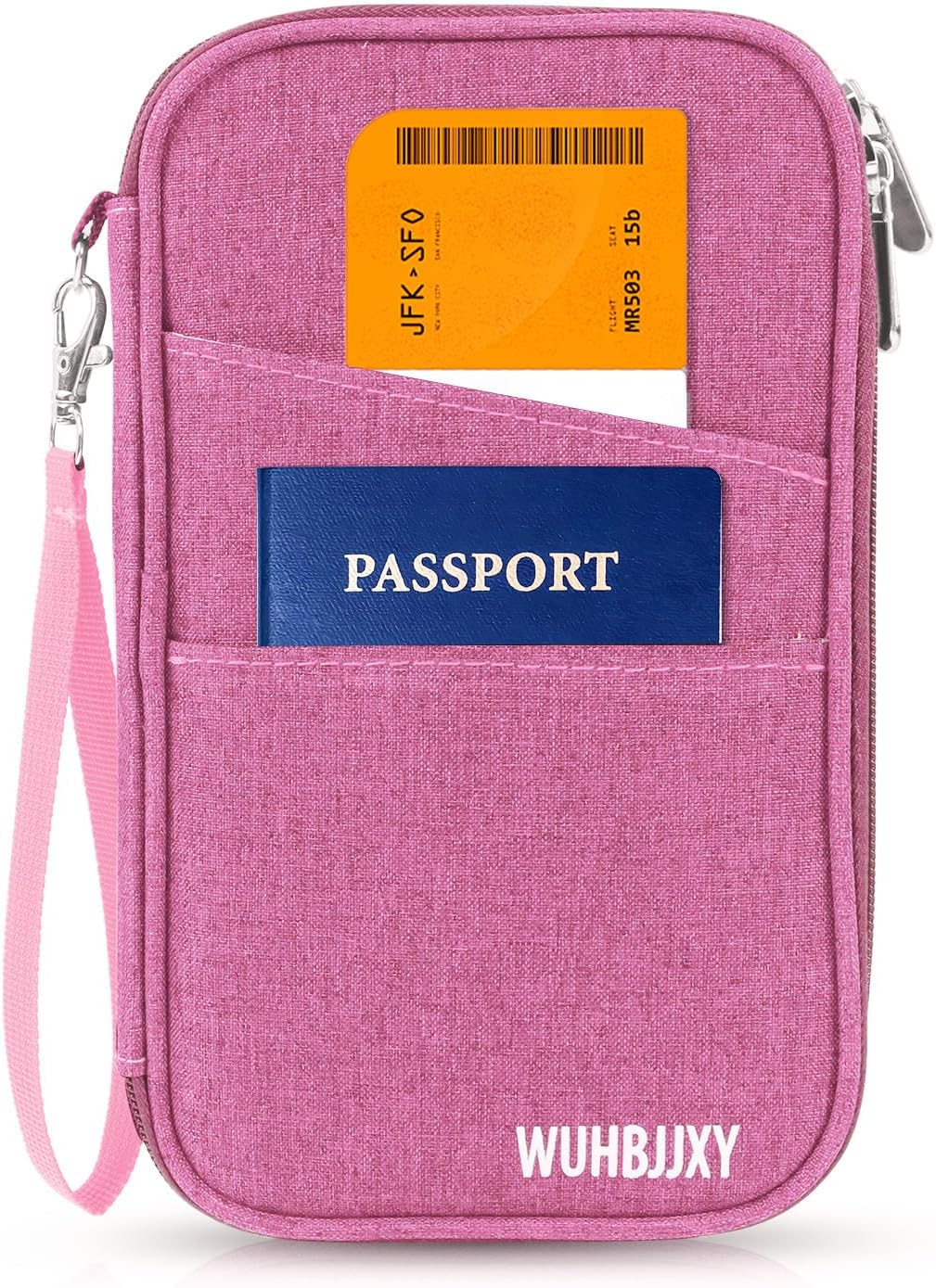 Amazing practical,Passport Holder Family, Women Rfid BlockingWallet, Travel Wallets, Waterproof Passport Holders Bag for Men Traveling, Travel Document Organizer Credit Cards Case (Gray)
