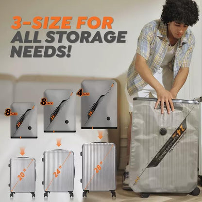 Rechargeable Wireless Pump Travel Storage Bags Set - Portable Space Saver Bags for Travel & Home - Vacuum Compression Packing Seal for Clothes, Blankets, Seasonal Storage 15 Combo Set