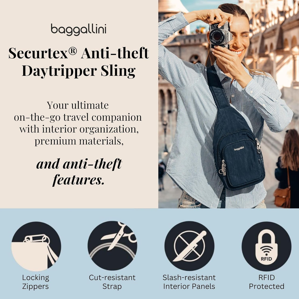 Securtex Anti-Theft Daytripper Sling