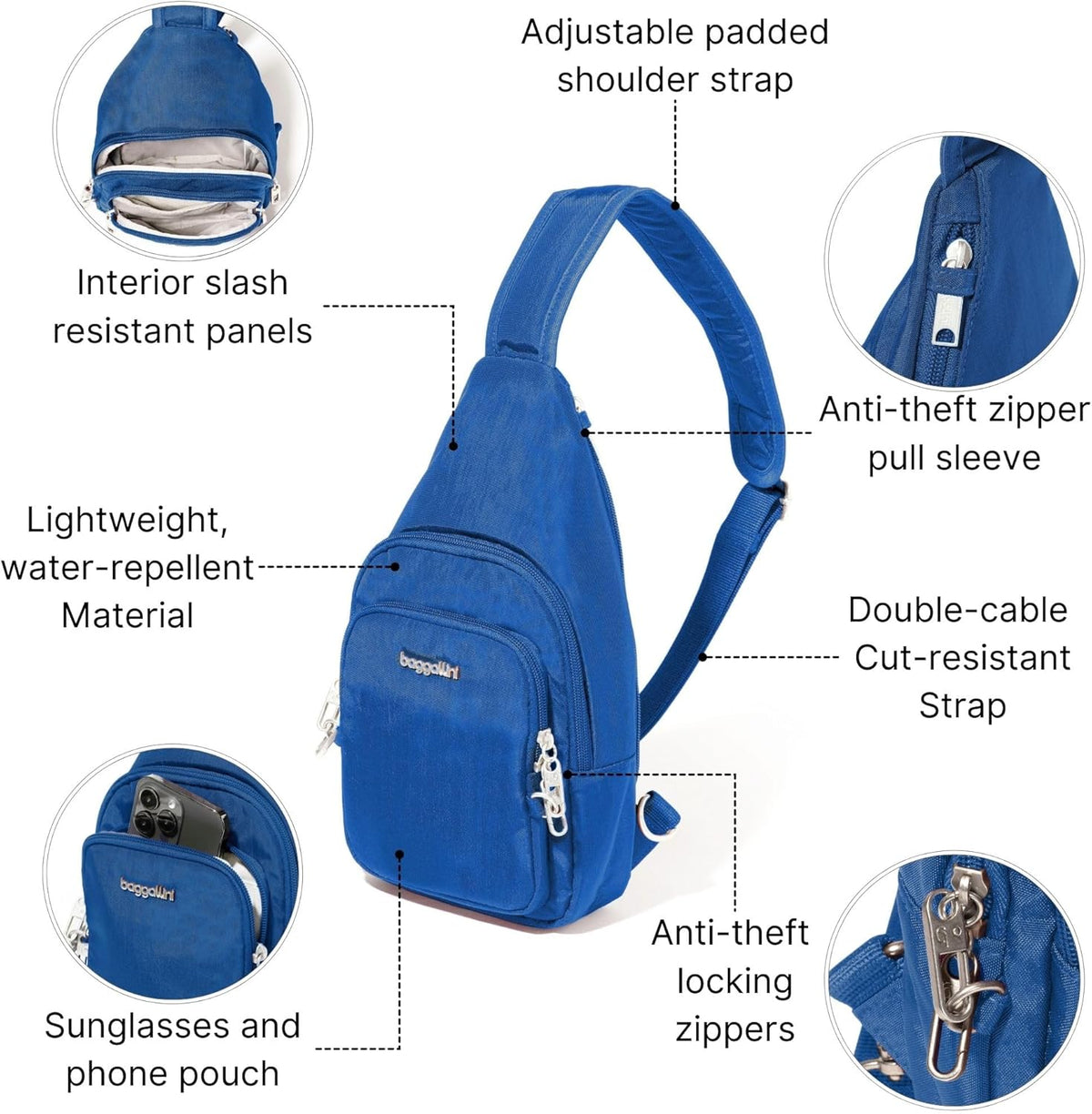 Securtex Anti-Theft Daytripper Sling