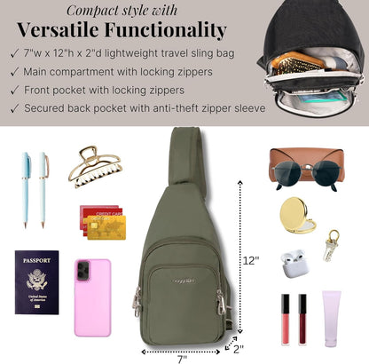 Securtex Anti-Theft Daytripper Sling