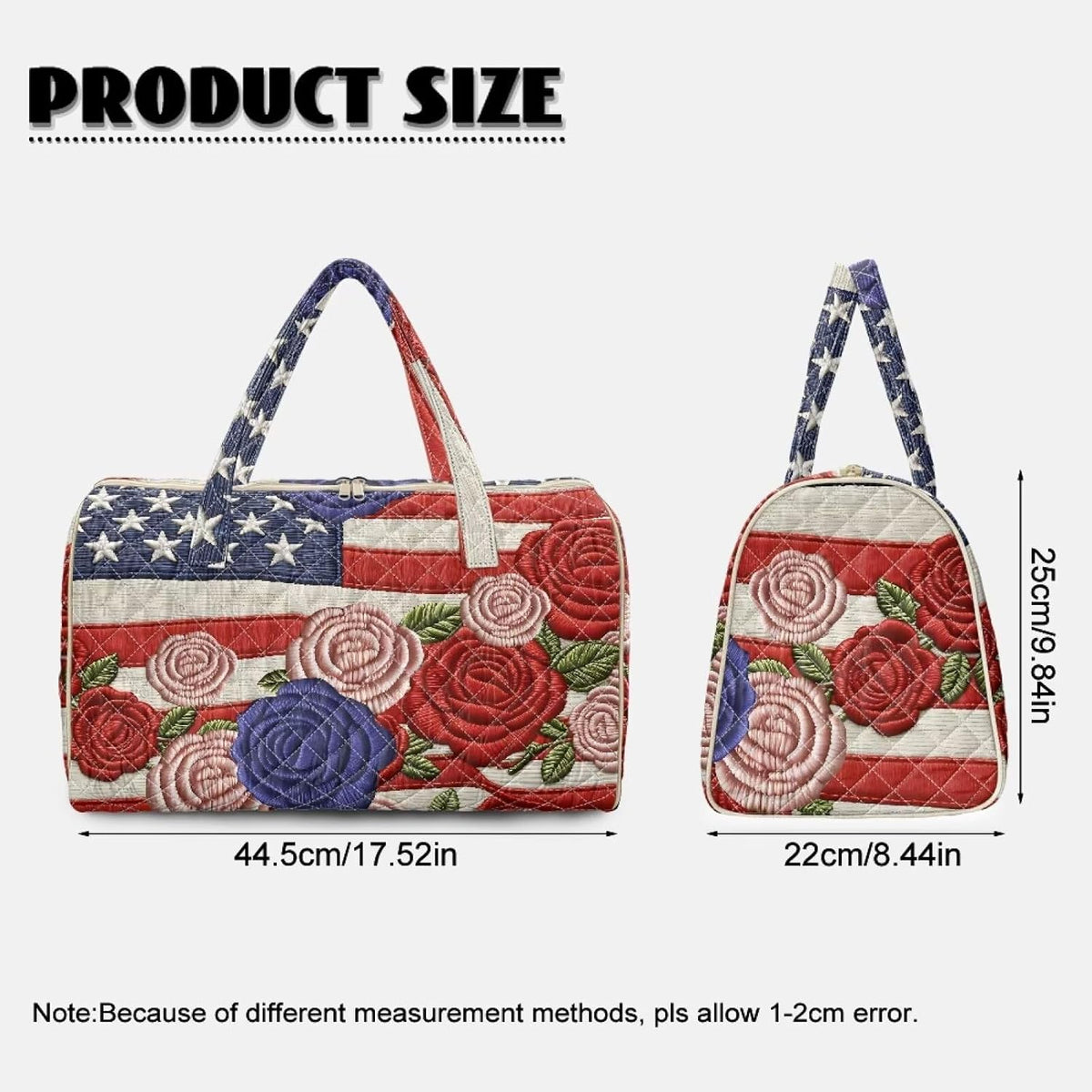 Bow Desgin Quilted Gym Bag For Women Travel Sport Tote Shoulder Bag - Colors A