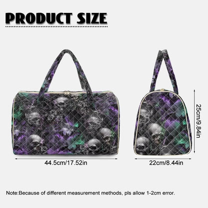 Bow Desgin Quilted Gym Bag For Women Travel Sport Tote Shoulder Bag - Colors A