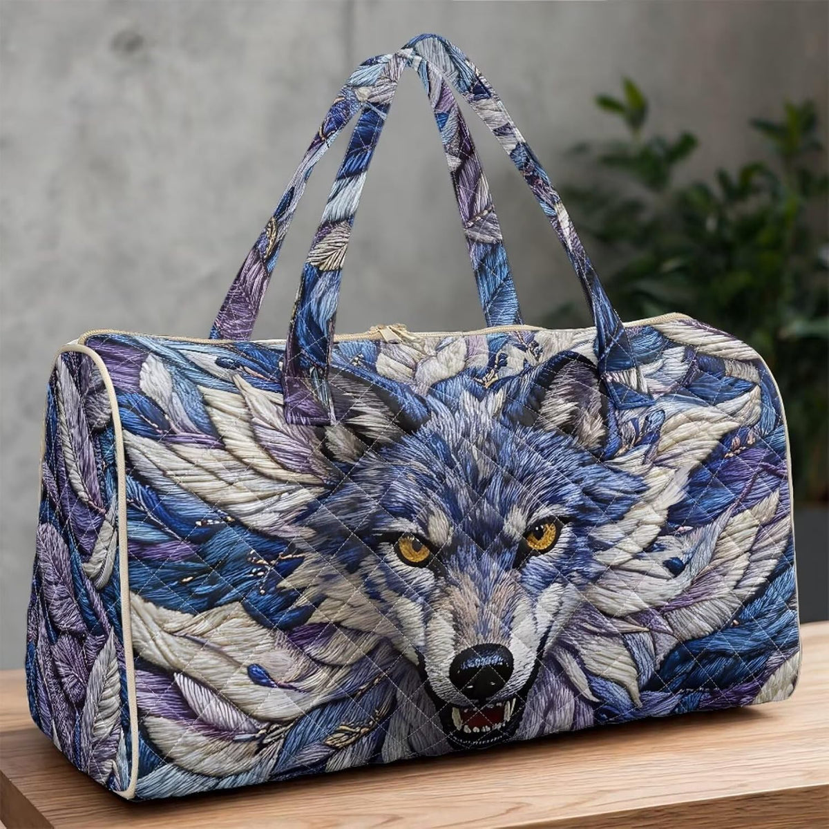 Bow Desgin Quilted Gym Bag For Women Travel Sport Tote Shoulder Bag - Colors A