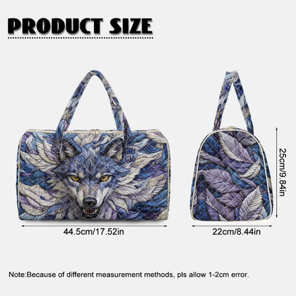 Bow Desgin Quilted Gym Bag For Women Travel Sport Tote Shoulder Bag - Colors A