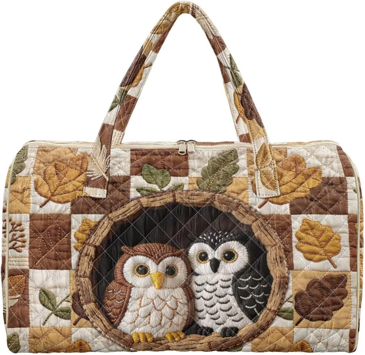 Bow Desgin Quilted Gym Bag For Women Travel Sport Tote Shoulder Bag - Colors A